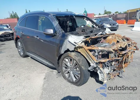 2017 Acura Mdx Technology Package из США, поврежденный, VIN 5FRYD4H50HB010988